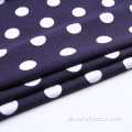 Padrão de pontos Tecido estampado Spandex Cottons